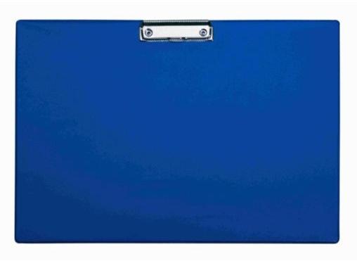 Clipboard simplu A3 - landscape, plastifiat PVC, ALCO - albastru