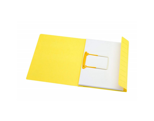 Dosar carton color cu alonja arhivare de mare capacitate, JALEMA Secolor - galben