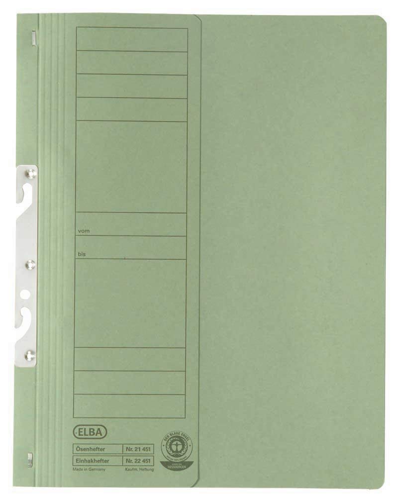 Dosar carton incopciat 1/2  ELBA - verde