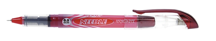 Roller cu cerneala PENAC Liqroller Needle Point, 0.5mm - rosu