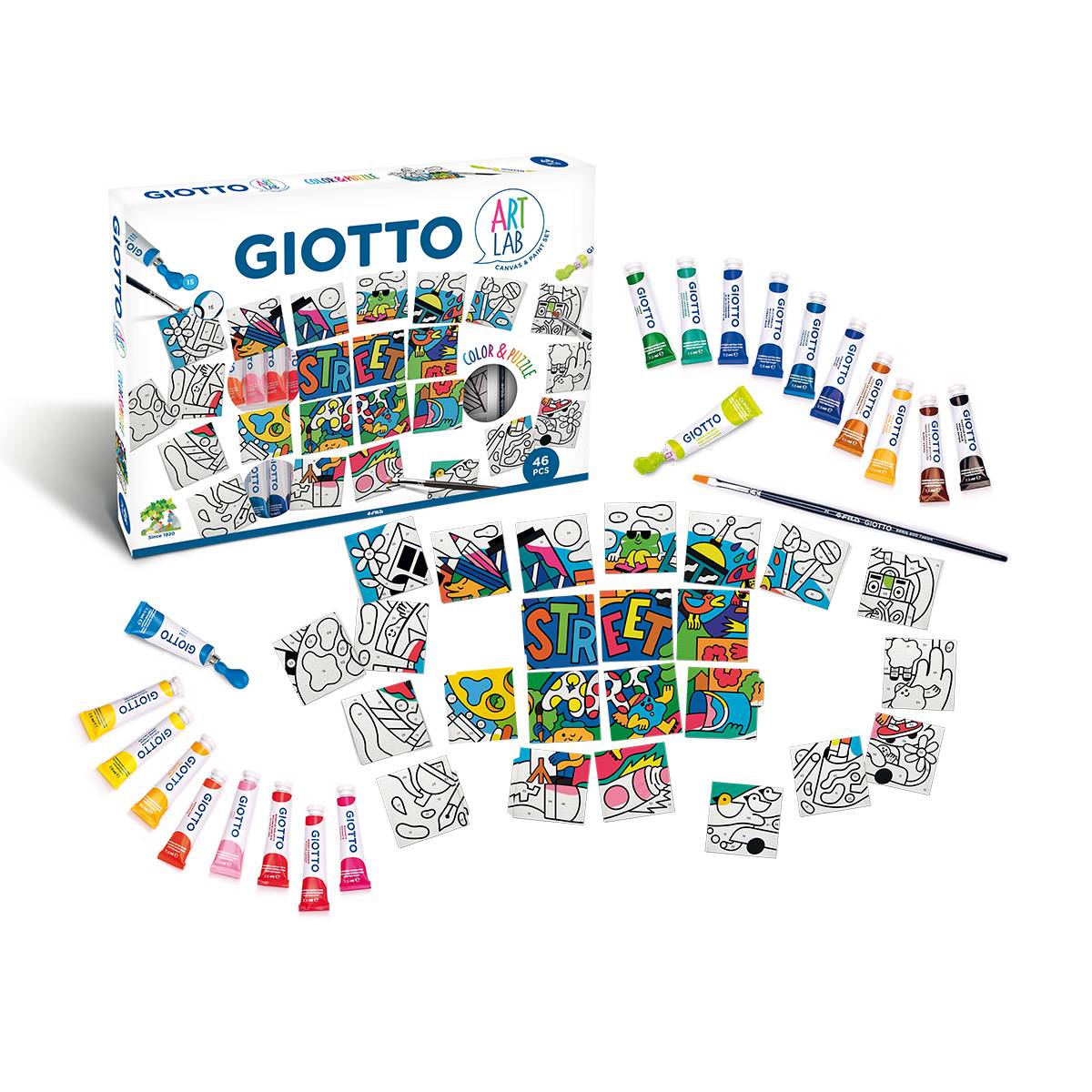 Set articole creative Color and Puzzle - GIOTTO Art Lab